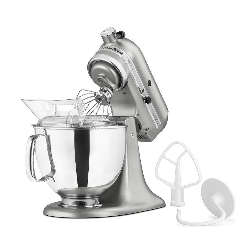 Contour Silver 5-Quart Stainless Steel Tilt-Head Stand Mixer