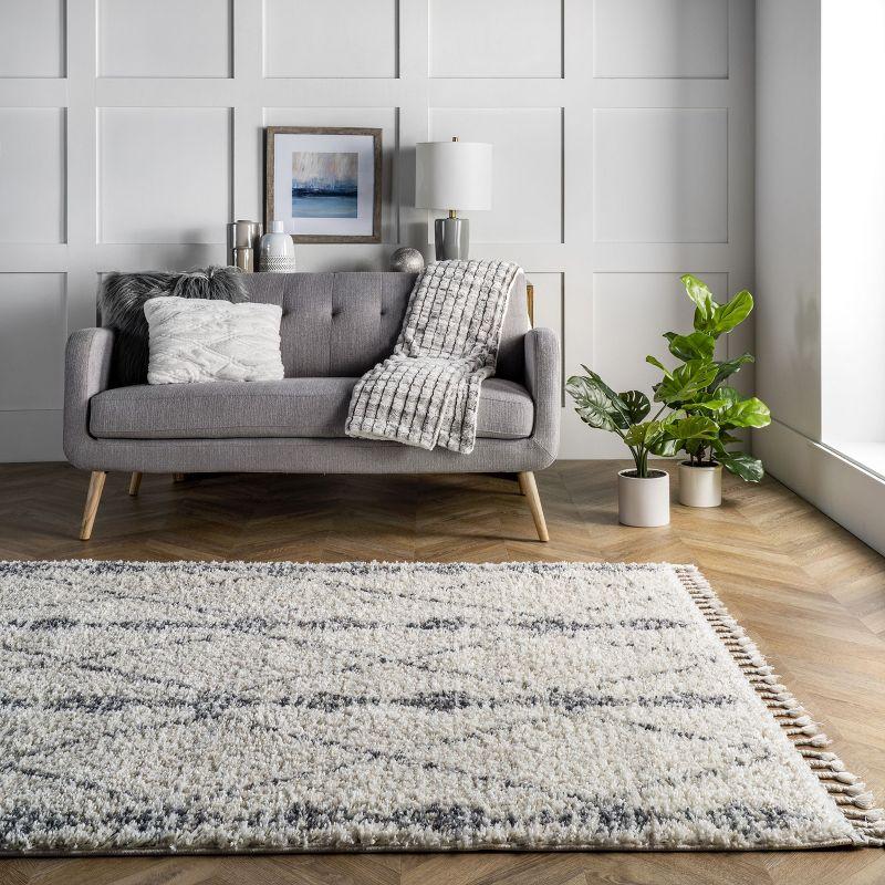 Nuloom Selah Geometric Shag Indoor Area Rug