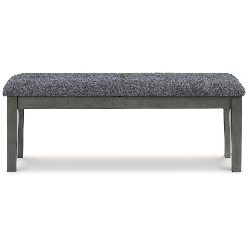 Signature Design by Ashley Contemporary Hallanden 50" Dining Bench Two-tone Gray