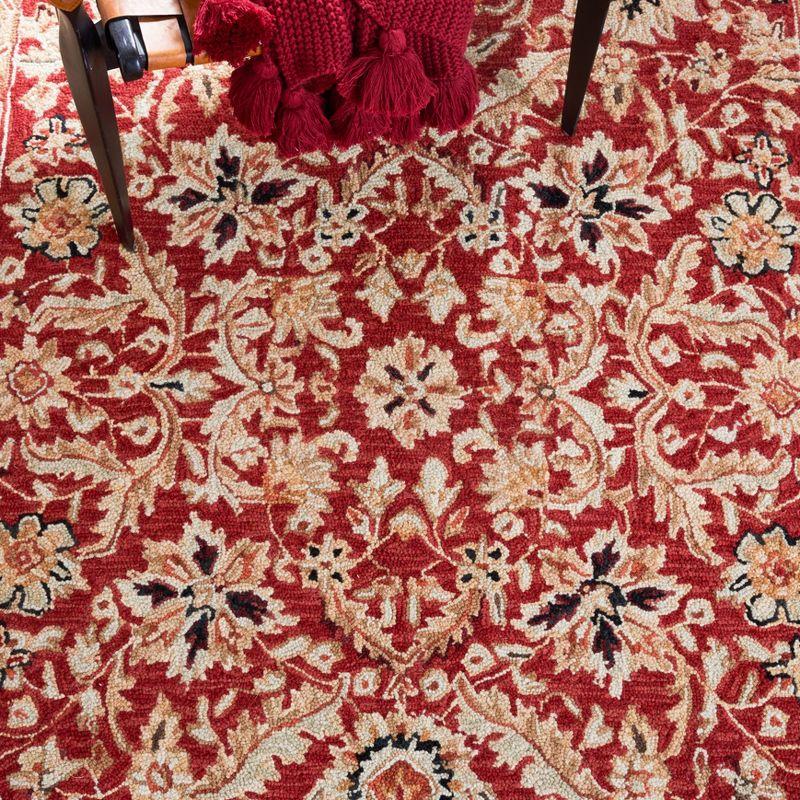 Chelsea HK157 Handmade Area Rug - 8'x10' - Red/Ivory - Safavieh