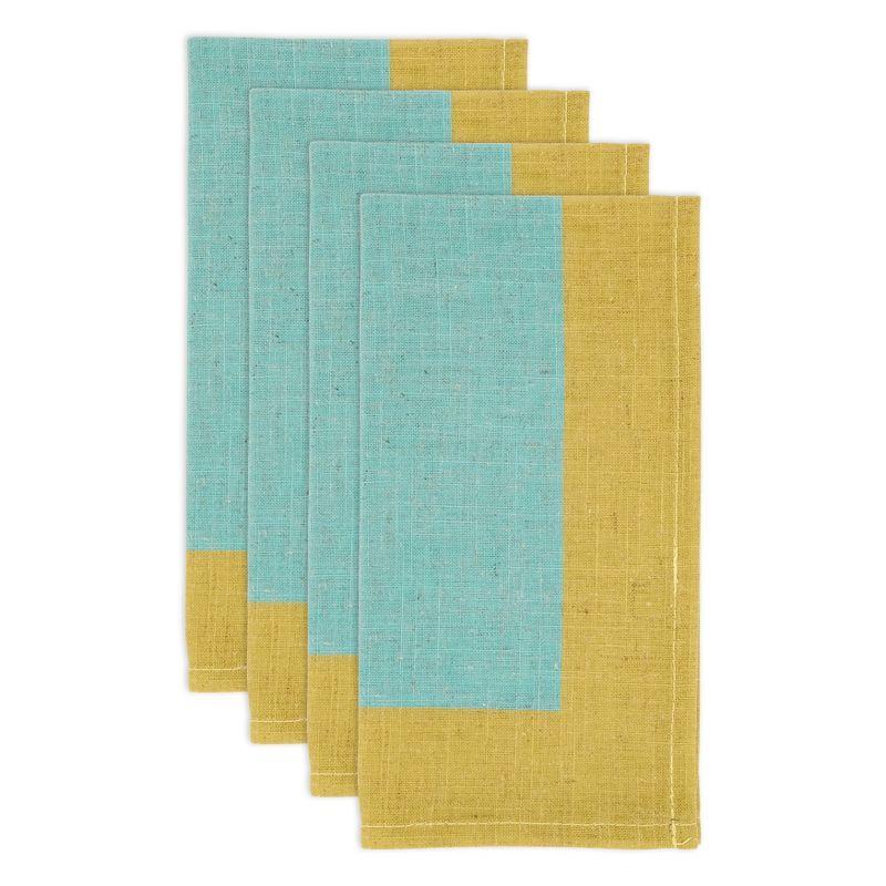 85% Polyester - 15% Linen No Pattern Rectangle Napkin