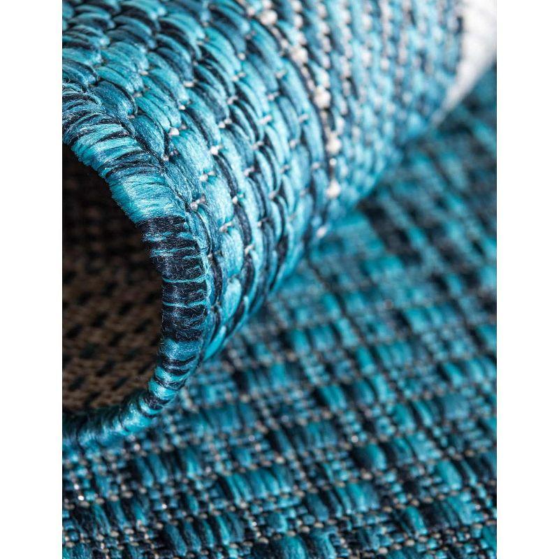 Unique Loom Outdoor Border Soft Border Border Woven Area Rug