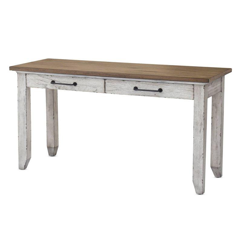 Bear Creek Sofa Table Ivory/Light Brown - Steve Silver Co.