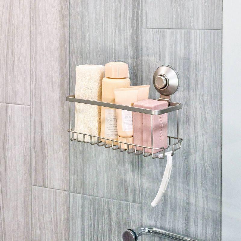 iDesign Everett Suction Shower Basket