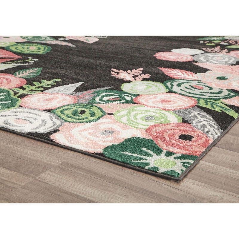 Rugs America Hanna Floral Transitional Area Rug