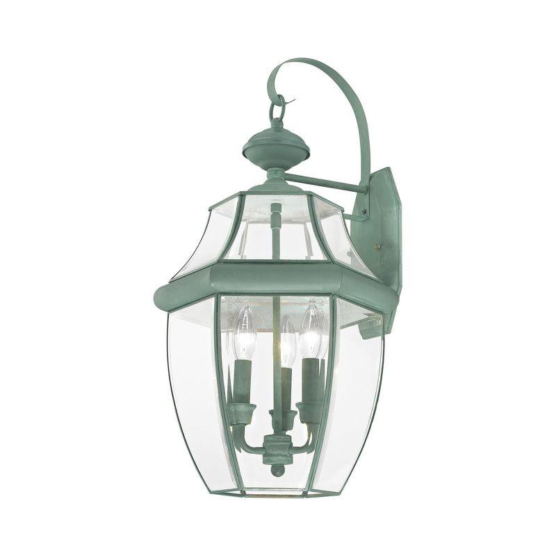 Livex Lighting Monterey 3 - Light Wall Light in  Verdigris