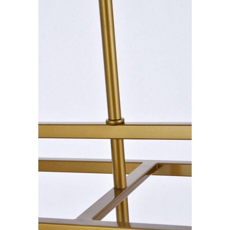 Elegant Lighting Voir 3 lights pendant in brass