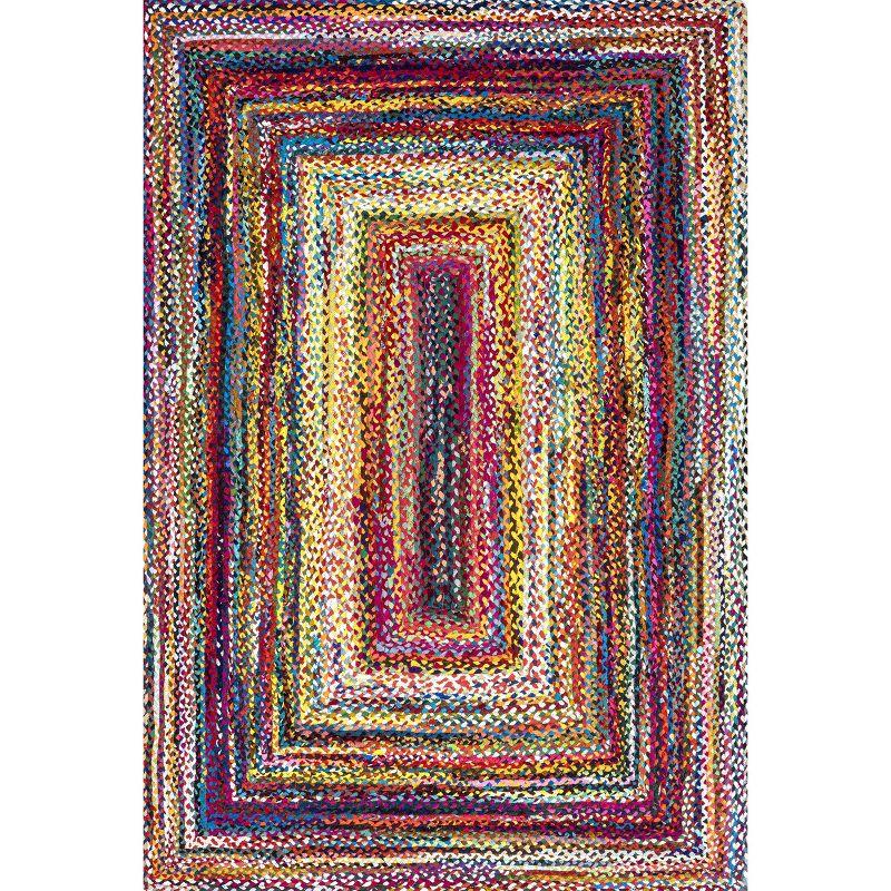 nuLOOM Tammara Bohemian Hand Braided Area Rug