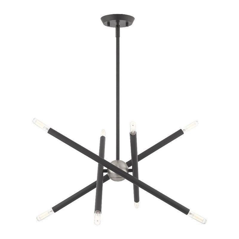Livex Lighting Soho 8 - Light Chandelier in  Scandinavian Gray