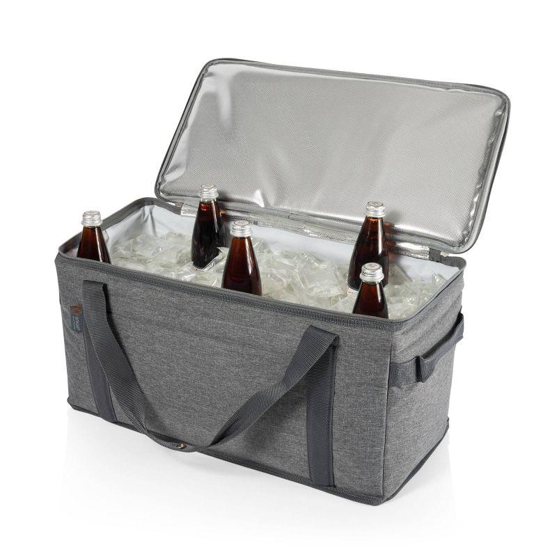 Picnic Time Collapsible 45qt Cooler - Heathered Gray