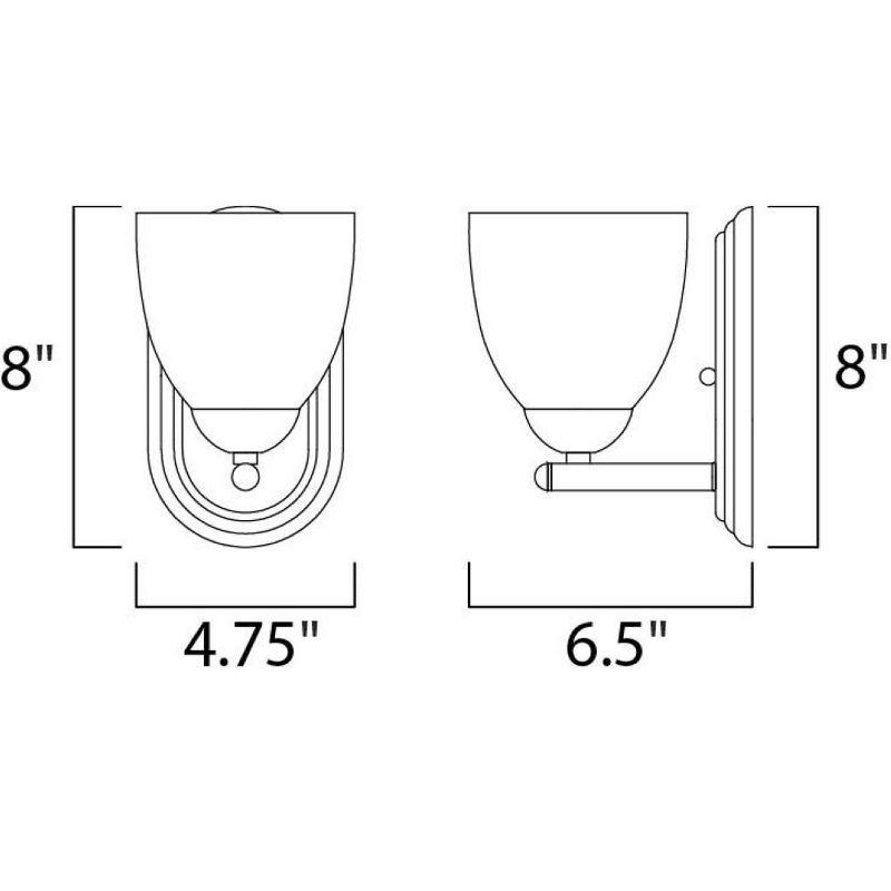 Maxim Lighting Axis 1 - Light Wall Light in  Polished Chrome