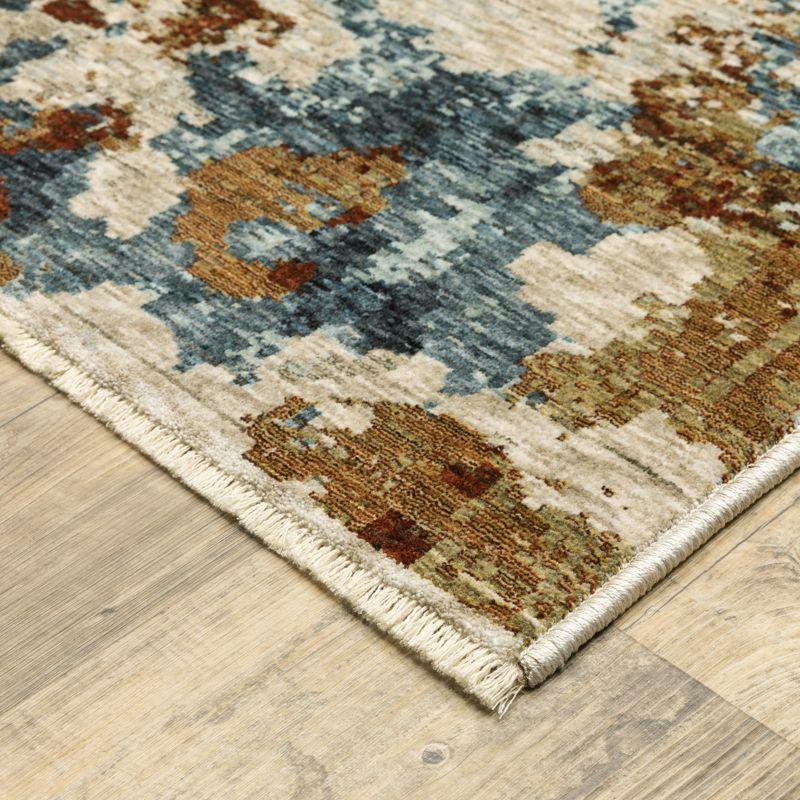 Oriental Weavers Hayden HAY01 Beige/ Multi Indoor Area Rug - 3'3" x 5'