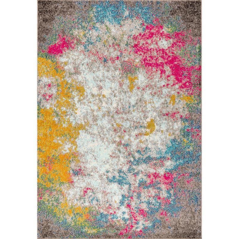 Contemporary POP Modern Abstract Vintage Waterfall Area Rug - JONATHAN Y