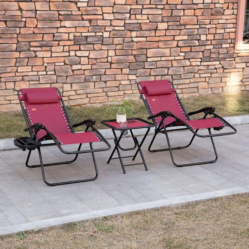 Outsunny Folding Zero Gravity Chair