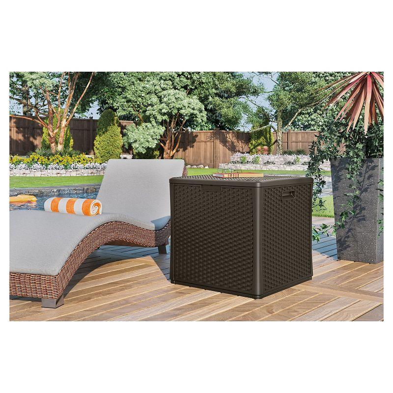 Suncast Suncast 26.75'' W 60 Gallons Water Resistant Resin Lockable Deck Box