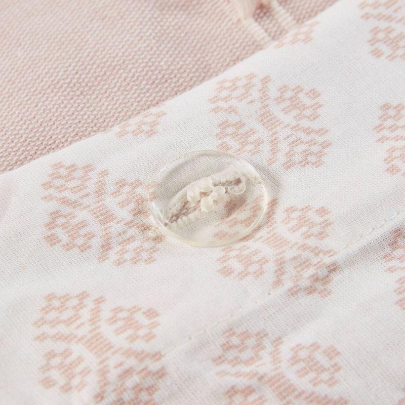 3 Piece Cotton Jacquard Bedding Set