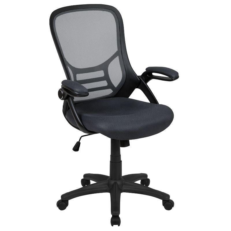 Flash Furniture High Back Mesh Ergonomic Swivel Office Chair with Flip-up Arms