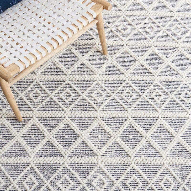 Natura NAT827 Hand Woven Area Rug - Ivory/Navy - 8'x10' - Safavieh.