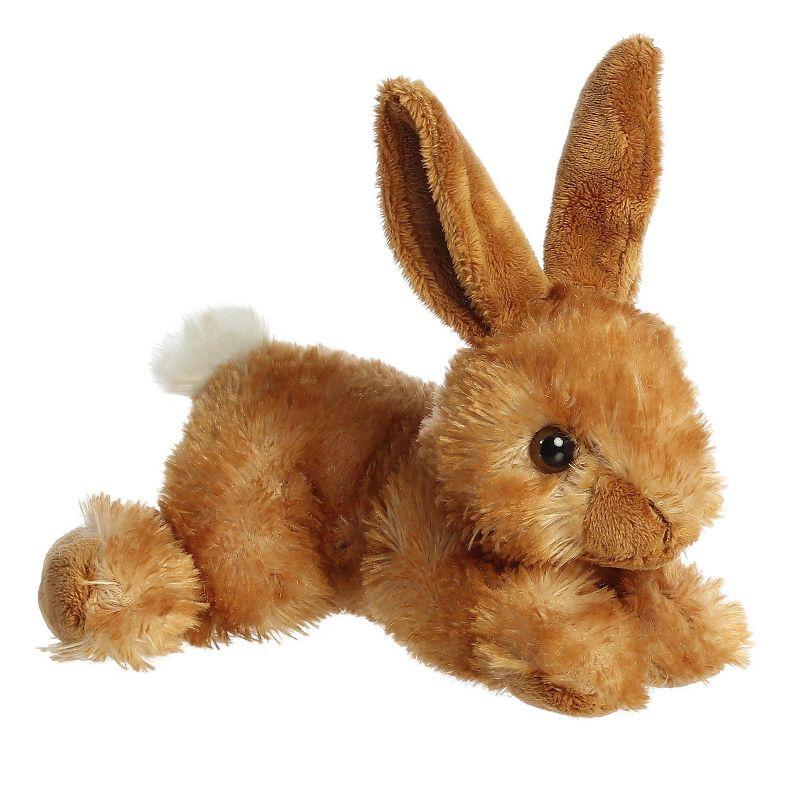 Aurora Small Bitty Bunny Mini Flopsie Adorable Stuffed Animal Brown 8"