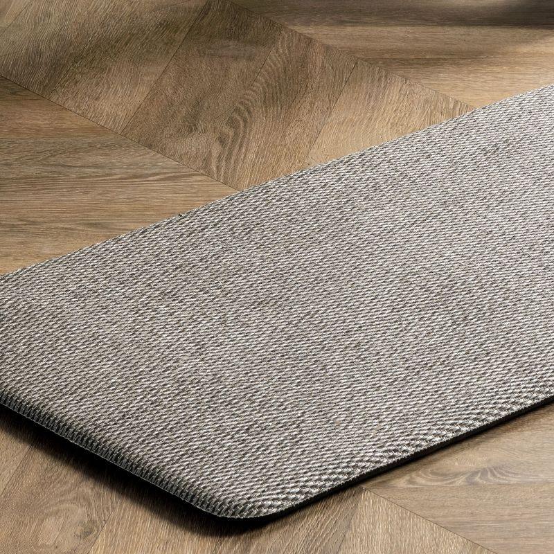Nuloom Casual Braided Anti Fatigue Kitchen or Laundry Room Comfort Indoor Mat
