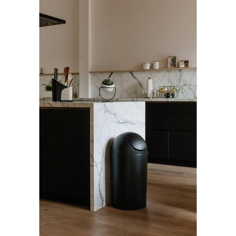 Umbra Plastic Swing Top Kitchen Trash Can - 10 Gallons