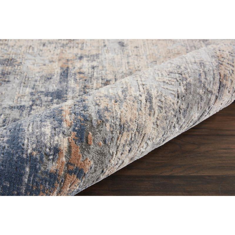 Nourison Rustic Textures Abstract Indoor Area Rug Grey/Beige 3'11" x 5'11"