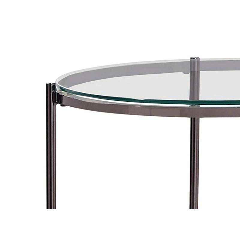 Laurie Glass Top End Table