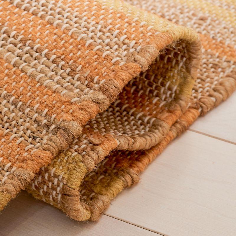 Highland Dunes Grice Hand Woven 50% Jute, 50% Wool Striped Rug
