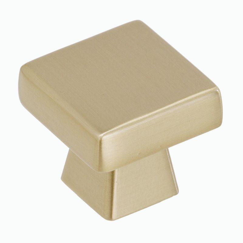 Amerock Blackrock 1-3/16 inch (30mm) Length Golden Champagne Cabinet Knob