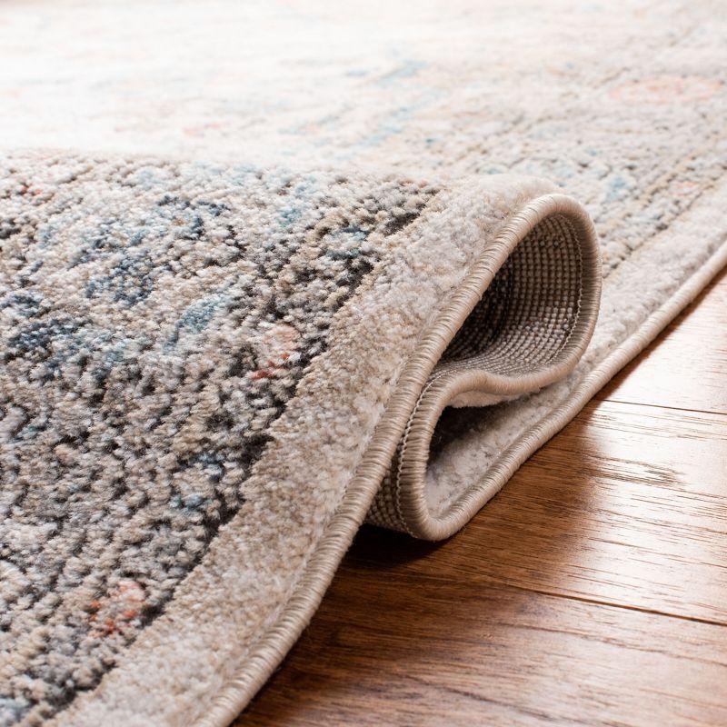 Oregon ORE813 Power Loomed Area Rug - Grey/Blue - 6'7"x8'7" - Safavieh.