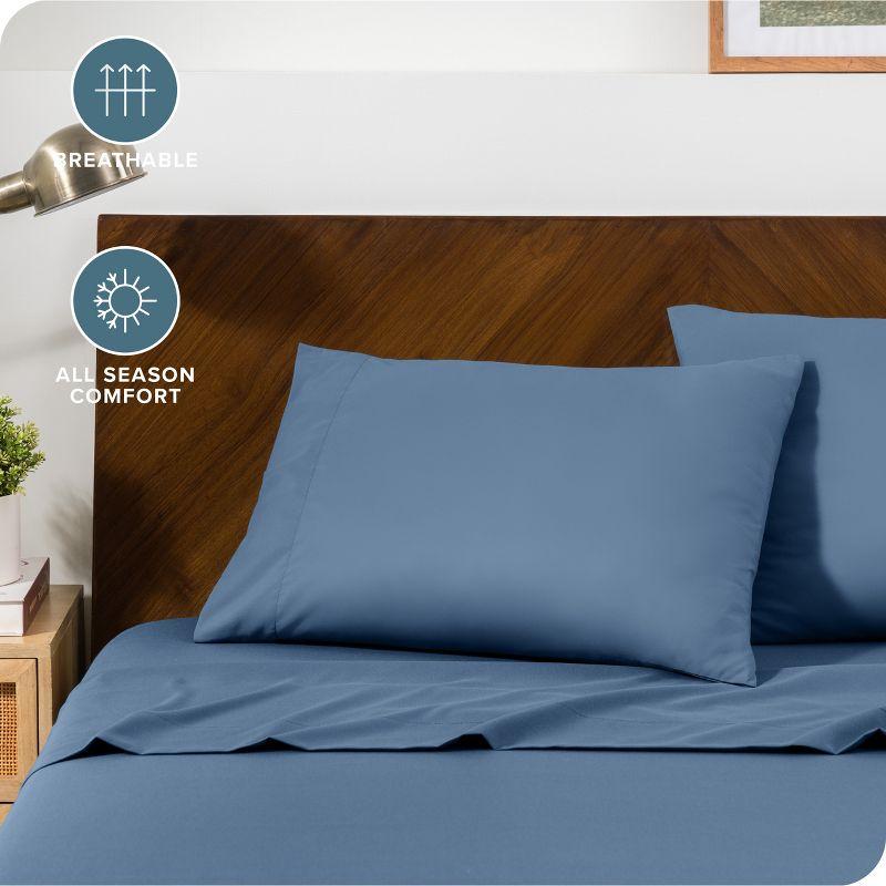 Bare Home Microfiber Pillowcase Set Envelope Closure