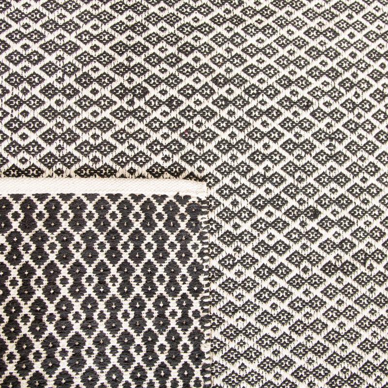 Montauk MTK339 Hand Woven Indoor Runner Rug - Ivory/Black - 2'3"x10' - Safavieh