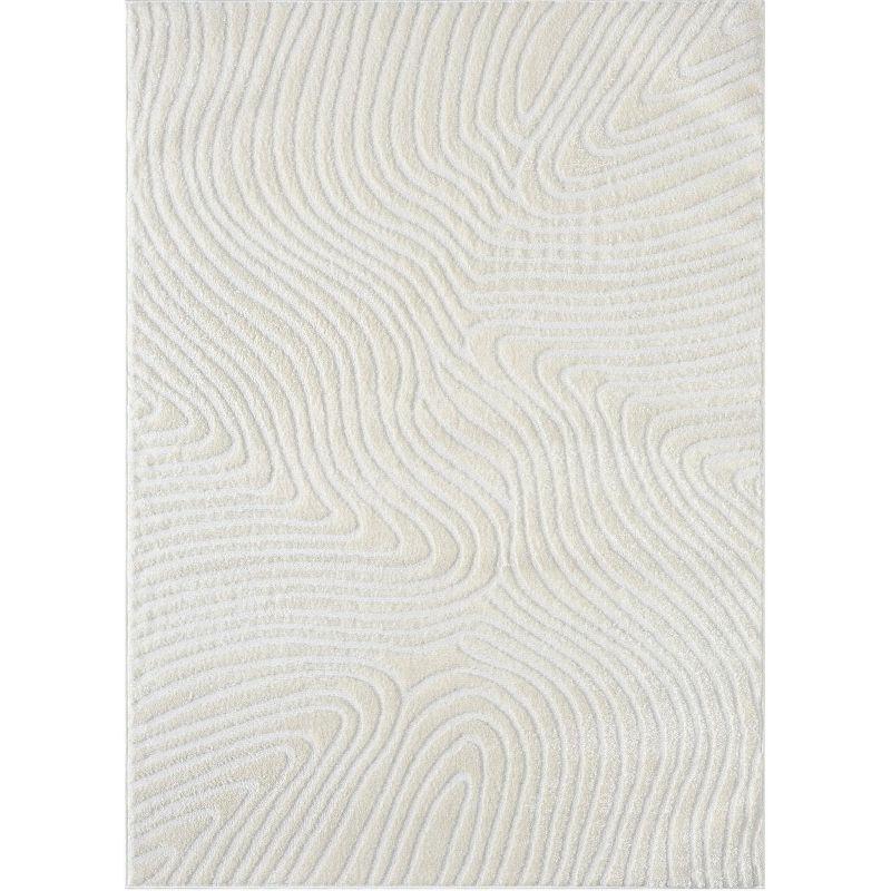 LUXE WEAVERS Geometric Swirl Area Rug