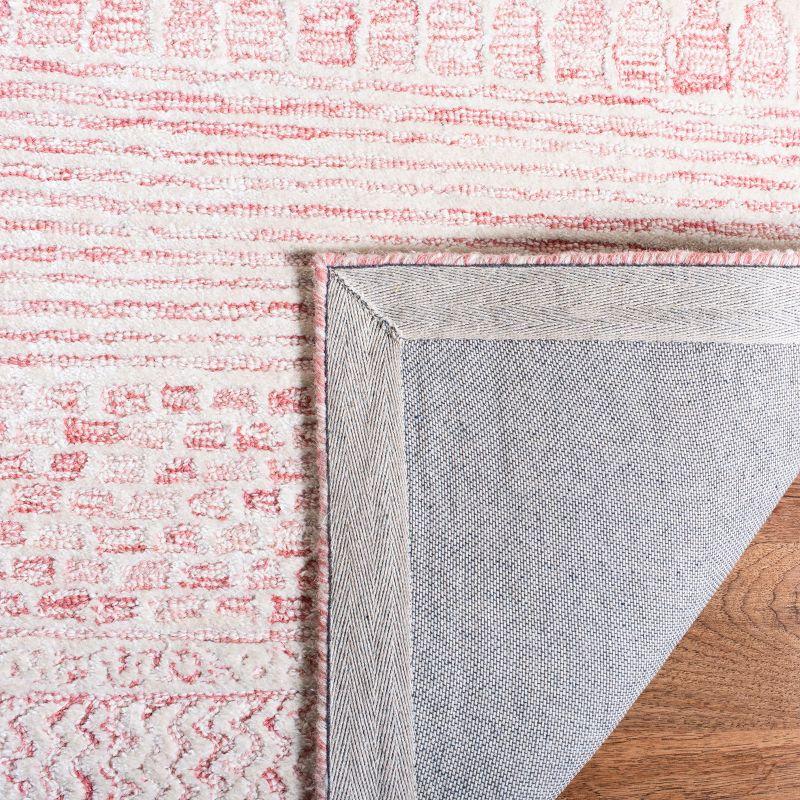 Glamour GLM538 Hand Tufted Indoor Area Rug - Light Pink/Ivory - 4'x6' - Safavieh