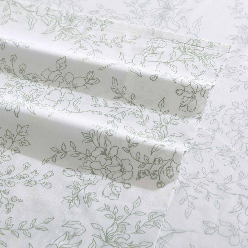 Stone Cottage Bedding Stone Cottage Hawley Floral Cotton Green Sheet Set