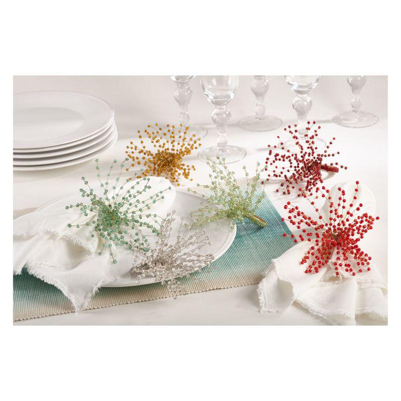 Beaded Design Napkin Ring