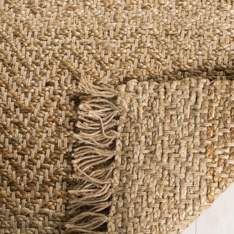 Natural Fiber NF731 Hand Woven Indoor Area Rug - Natural - 5'x5' - Safavieh.