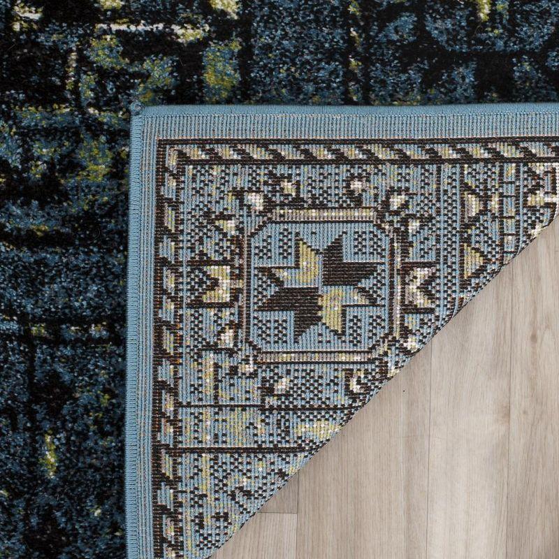 Vintage Hamadan VTH212 Power Loomed Indoor Runner Rug - Blue/Multi - 2'3"x8' - Safavieh