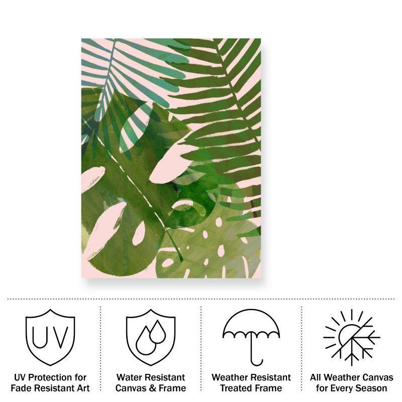 Victoria Borges 'Tropical Tangle Ii' Outdoor Canvas