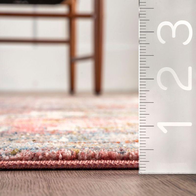 Nuloom Harriet Oriental/Persian 2x3 Accent Indoor Area Rug for Living Room Bedroom Dining Room Entryway Kitchen, Orange/Multicolor
