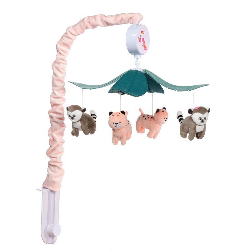 Lambs & Ivy Enchanted Safari Animal Musical Baby Crib Mobile Jungle Soother Toy
