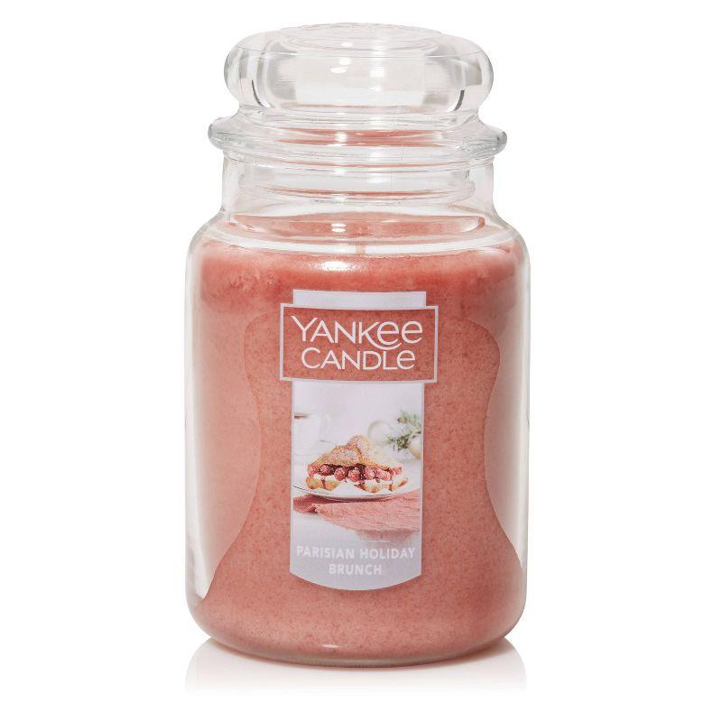 Parisian Holiday Brunch Scented Glass Jar Candle 22oz