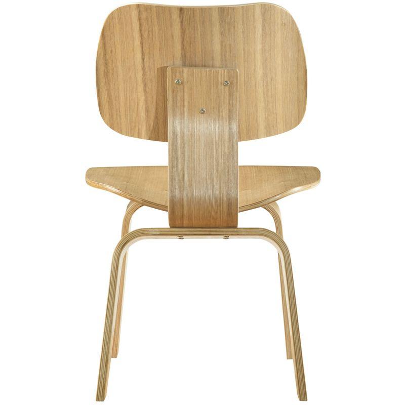 Fathom Dining Wood Side Chair Natural - Modway: Plywood Design, 331 lbs Capacity, Spot Clean