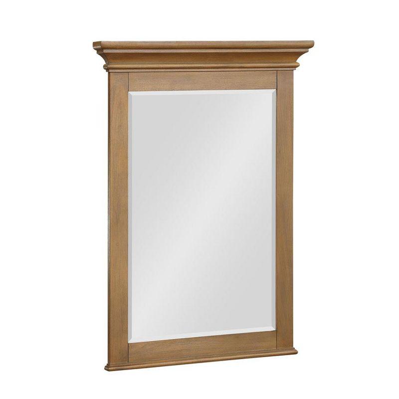 DHP Monteray Beach 24-Inch Bathroom Mirror, Natural Rustic