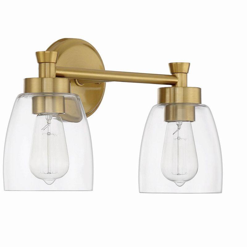 Craftmade Lighting Henning 2 - Light Vanity in  Satin Brass