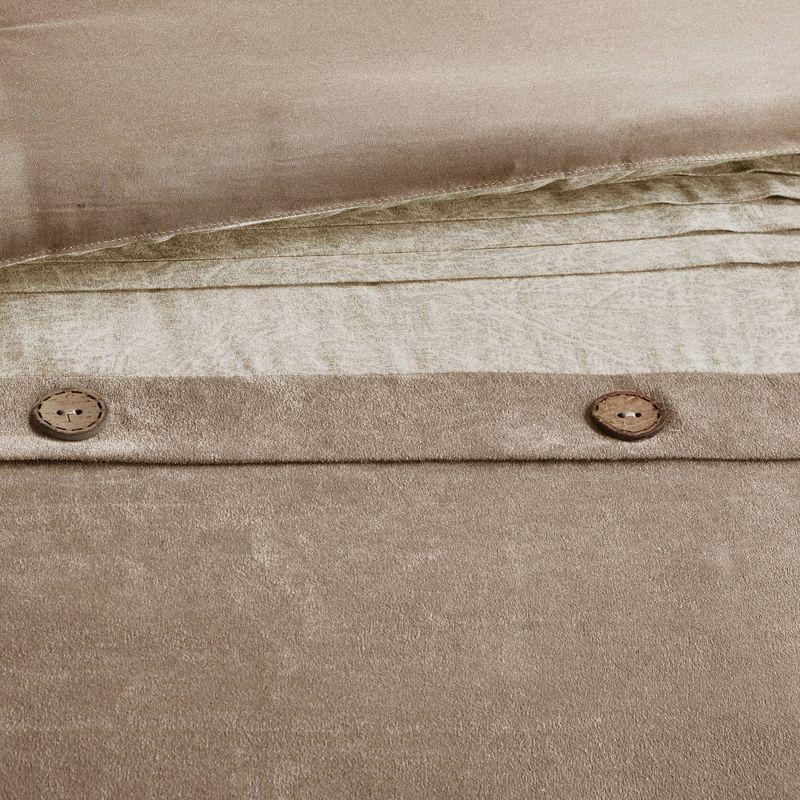 Madison Park Boone 7 Piece Faux Suede Comforter Set