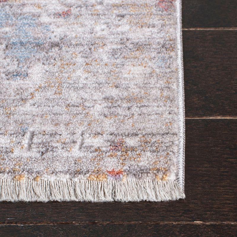 Valencia VAL405 Power Loomed Indoor Area Rug - Grey/Gold - 4'x6' - Safavieh