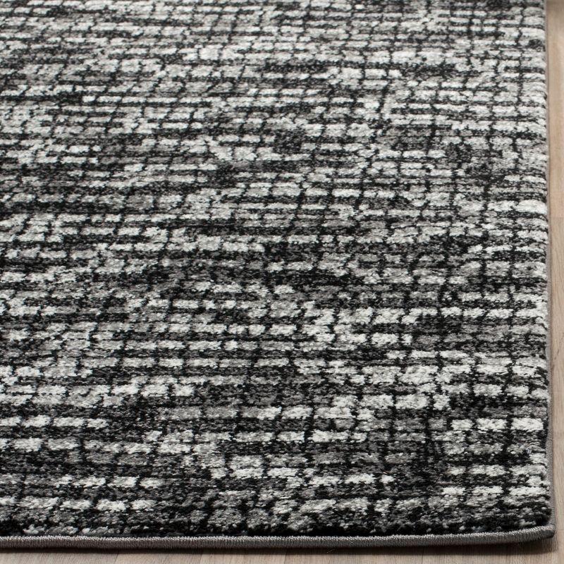 Porcello PRL6941 Power Loomed Indoor Area Rug - 6'7"x6'7" - Light Grey/Charcoal - Safavieh