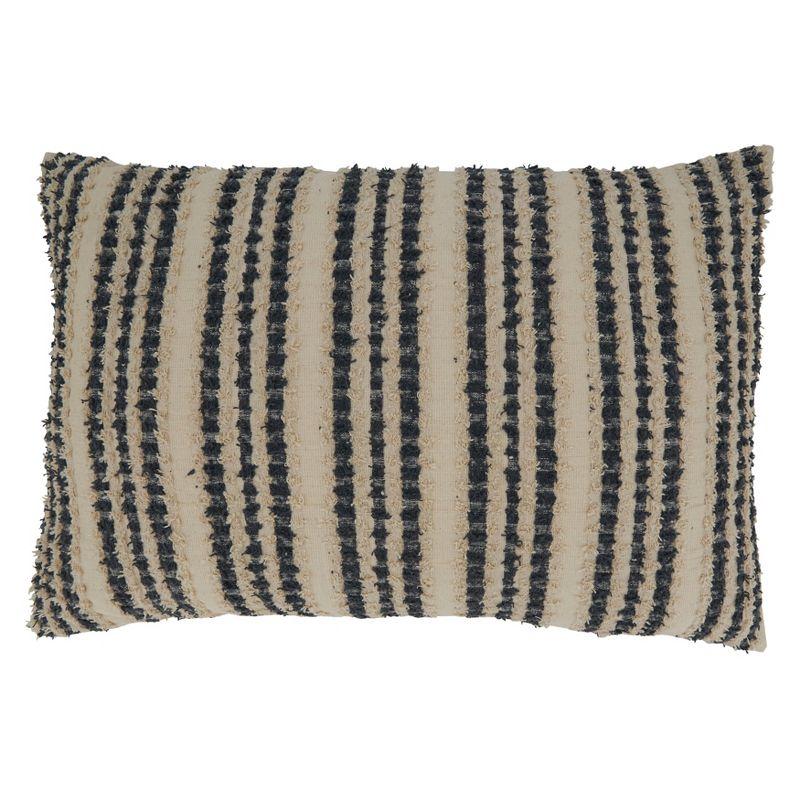 Florentina Striped Cotton Pillow Cover