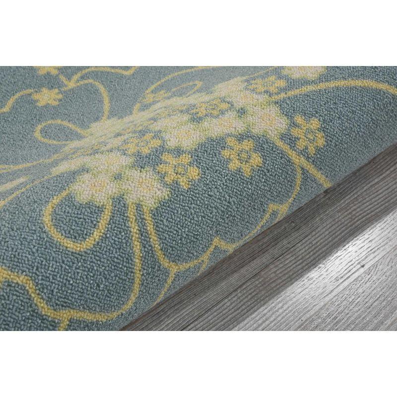 Nourison Home & Garden Green Indoor/Outdoor Area Rug RS021 2'3" x 3'9"